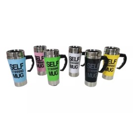 Self stirring mug Taza Termo Vaso Mezclador 500ml Pilas Incluidas