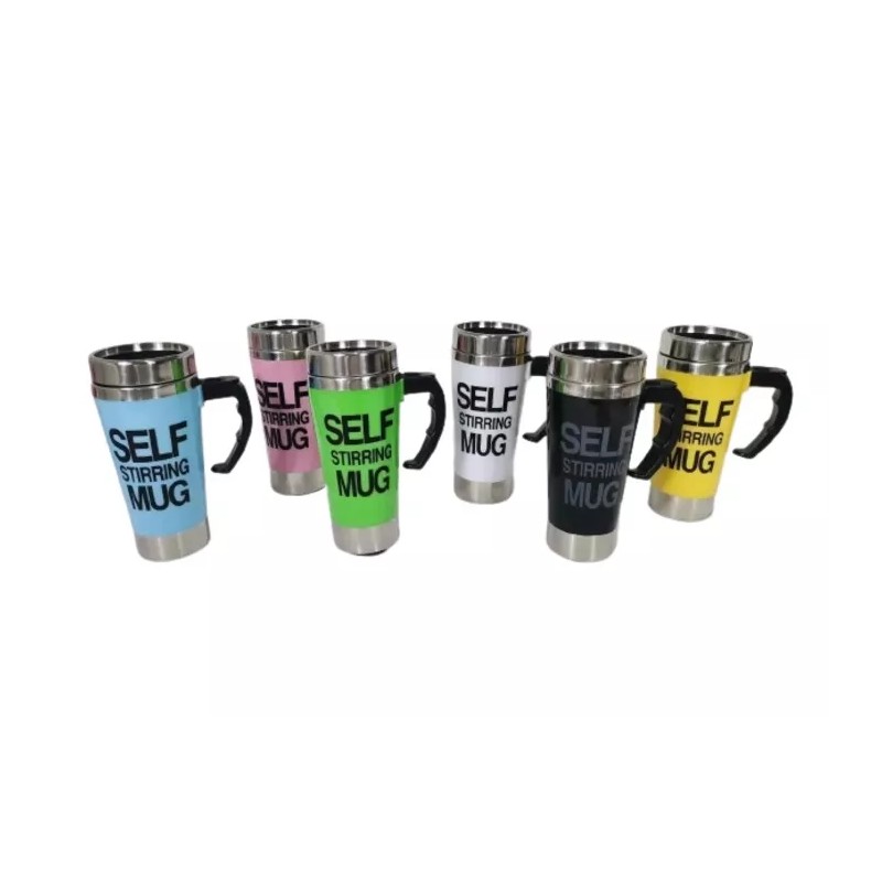 Self stirring mug Taza Termo Vaso Mezclador 500ml Pilas Incluidas