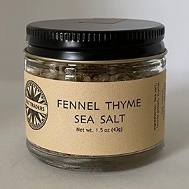 Salt Traders Fennel Thyme Flavor, Gourmet Infused Sea Salt - 1.5 oz Net Wt.