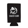 Bite Me Shark 16 oz. Can Coolie (Black, 1)