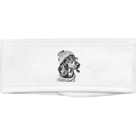 'Dachshund Wearing Glasses' Beauty Head Band/Hair Band (HB00035943)