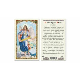Oracion al Arcangel Uriel Prayer Cards Pack of 25 Spanish Religious Gift New