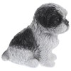 Kisangel 1pc Shih Tzu Figurine Dog Statues Home Decor Resin