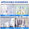 TITGIPE Black Shower Curtain Rod 32-80 Inches, No Drilling Tension