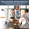 E26/E27 Clip-On Bulb Holder With 7.2Ft Switch Cable - Flexible