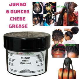 SAKNATUREL CHEBE HAIR GREASE Rosemary Fenugreek Hair Growth oil - Long Hair - Thick Hair -  Hair Growth - Ayurverdic Hair growth oil - Rosemary Hair Oil - Hibiscus Hair growth oil - Indian Hair Growth oil - Chebe Hair Growth Oil Organic - Herbal Haircare