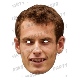 Andy Murray Cardboard Celebrity Party Mask (Mask/Mask)