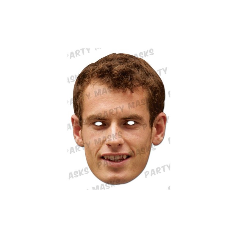 Andy Murray Cardboard Celebrity Party Mask (Mask/Mask)
