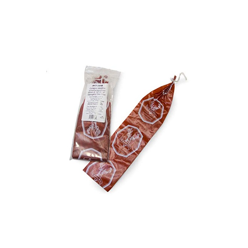 The Sausage Maker - Mahogany Deer Print Collagen Sausage Casings,