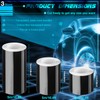 Ireer 3 Rolls Gloss Black Vinyl Wrap with Tools Vinyl