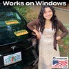 Stickios Student Driver Stickers - Removable Non-Magnetic Vinyl Decal Signs