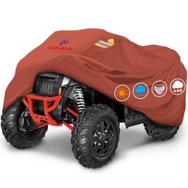 Comnova ATV Cover for 4 Wheelers - 84 Inch ATV Covers 600D Waterproof & Heavy Duty, Outdoor Four Wheeler Quad Cover All Weather Large for Polaris, Kawasaki, Arctic Cat, Honda, Yamaha and More