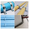 uxcell 25Pcs 5/8 Inch Rigid Pipe Straps, One Hole Straps