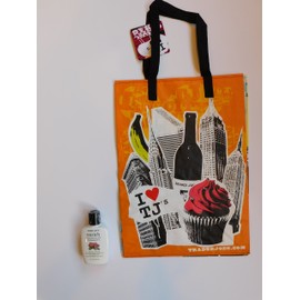 Trader Joe's Enrich Moisturizing Face Lotion And NY Style Reusable Shopping Bag
