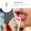 PACKOVE 10-Pack 4ml Lip Gloss Tubes Brush Applicator Plastic Lipgloss