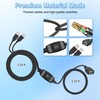 GIASYIEH USB Splitter 1 in 2 Out, Printer Cable Splitter
