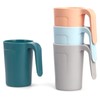 zoeynex Reusable Plastic Cups (12 oz) - Set of 4