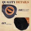 LZFAN Golf Headcovers Set of 3, Brown Classic Golf Club
