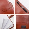VANRA Padfolio Clipboard Folder Leather Portfolio Binder Organizer Interview Resume