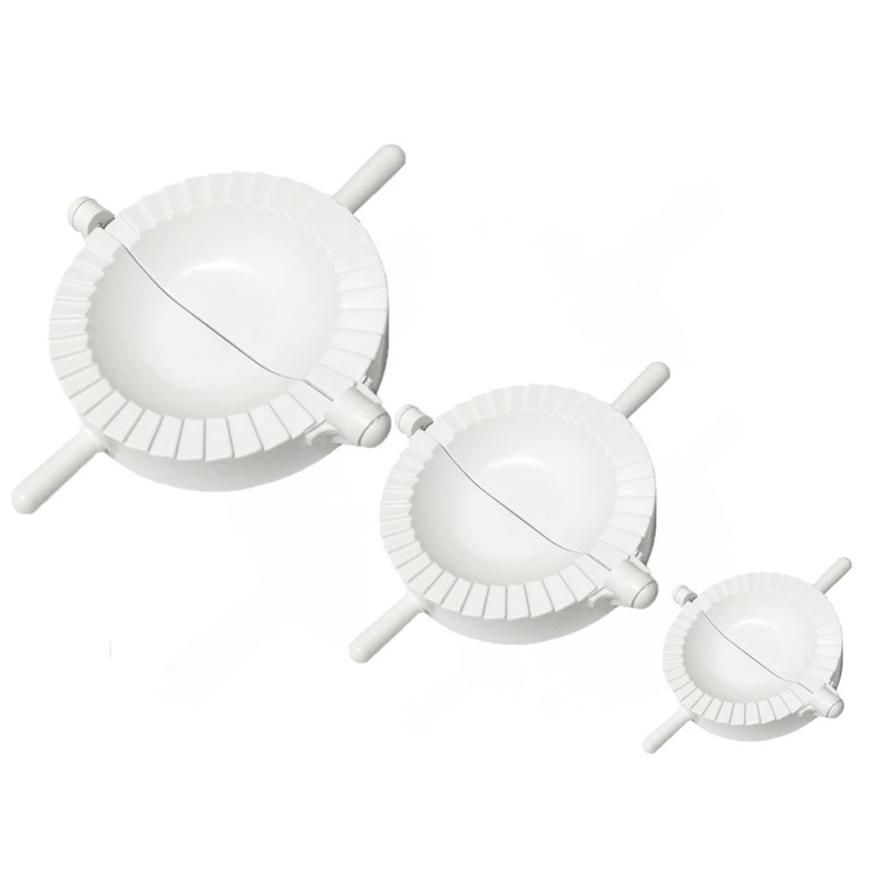 WARESHARK 3pc Dumpling Mould Pasty Pastry Press Dough Dimsum Maker