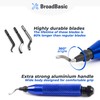 BroadBasic - Deburring Tool Kit with 20 High-Speed-Steel Blades |