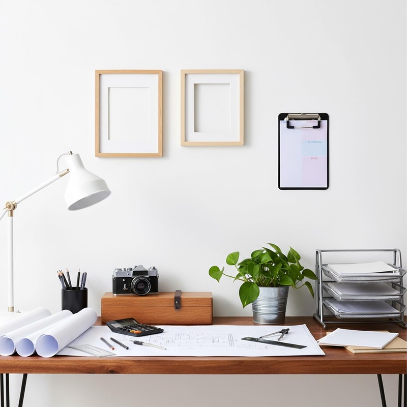 30 Pack Mini Clipboards, 4 x 6 Inch Plastic Memo