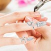Healvian 3 Sets Pcs Nail Art Caps Nail Rings Jewelry