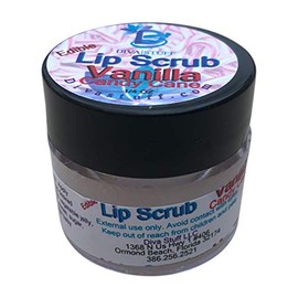 Diva Stuff Ultra Hydrating Lip Scrub for Soft Lips, Gentle Exfoliation, Moisturizer & Conditioner, Vanilla Candy Cane – ¼ oz (Made in the USA)