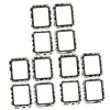 Gatuida 12pcs Hard Watch Case Tempered Screen Protector for Lightweight