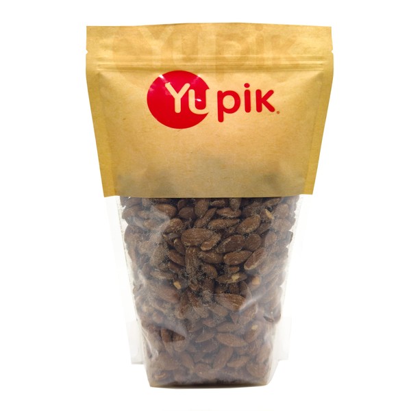 Yupik Roasted Salted Jumbo Almonds, 1 kg, Kosher, Gluten-Free, Large