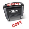 IDEAL Self Inking Stamp – Copy – Red Ink, Impression