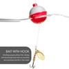 10-Piece Spinner Bait Set, 10-Piece Fishhook Adapter Ring, Swinging Bait
