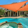 Outdoor Sun Shade Sail Triangle Canopy UV Resistant Waterproof Portable