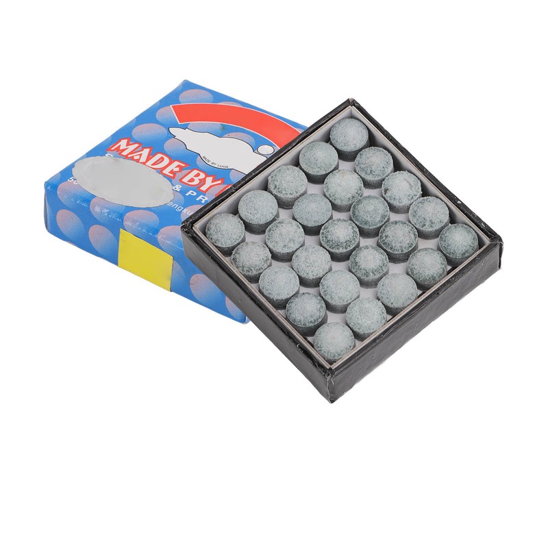 50Pcs Snooker Pool Cue Tips Grade A Leather Billiard Cue