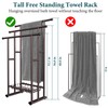 Kayfia 40" Tall Standing Towel Racks for Bathroom, 3 Tier