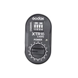 Godox XTR16 Channels XTR 16 Remote 2.4GHz Wireless Power Control Flash Trigger Receiver for WITSTRO AD360 AD180 (XTR – 16 – Black