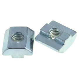 15Pcs 4040 Series T Sliding Nuts Hammer Nut Block Square Nuts M8 T Nuts for 4040 Aluminum Extrusion Profiles T Slot 8mm，for CNC Router Build Rail 3D Printer (m8)