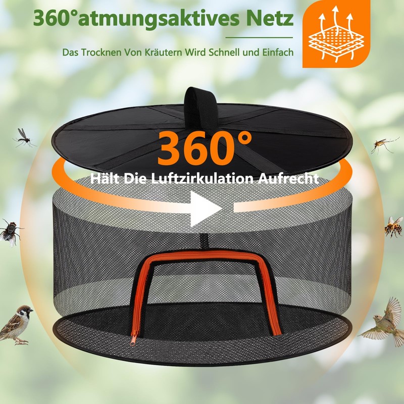 Desy & Feeci Herb Drying Net, 6-Layer Herb Dryer Hanging