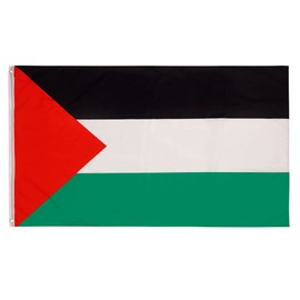 Aricona Palestine Flags, Weatherproof Flags with Brass Eyelets in Various Sizes, 60 x 90 cm | 90 x 150 cm | 250 x 150 cm