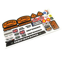 BliliDIY 1/12 RC Car Model Spare Parts DIY Sticker Decals Sheet For Body Accessories