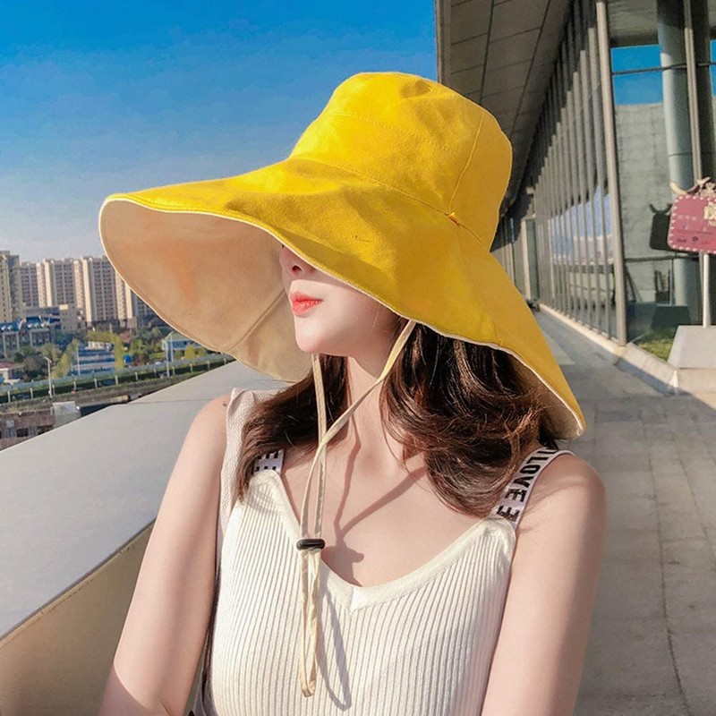 NEWKIBOU Sombrero de Sol para Mujer de Ala Ancha UPF