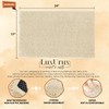 LuxUrux Bath Mat-Extra-Soft Plush Bath Shower Bathroom Rug, 1'' Chenille