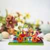 Easter Eggs Bunny Ornament Waterproof Resin Eggs Bunny Centerpiece Adorable