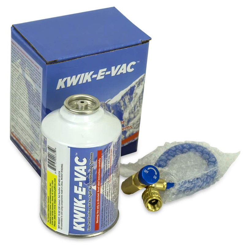 KWIK-E-VAC Line Set Flushing Kit Installation Simplifier for Mini Split