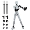 ARIEL-GXR Lucky 13 Action Figures, Multi-Jointed Movable Robot,T13 Action Figure