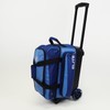 ELITE Deluxe 2 Ball Bowling Bag with 5" smooth wheels,