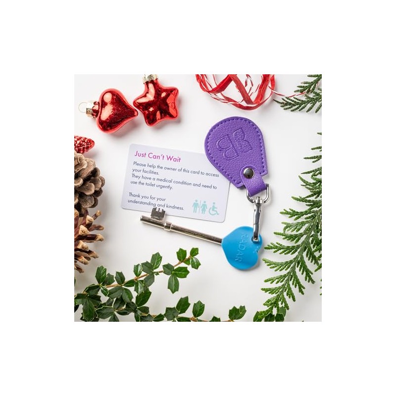 Blue Badge Recycled Bottles Keyring