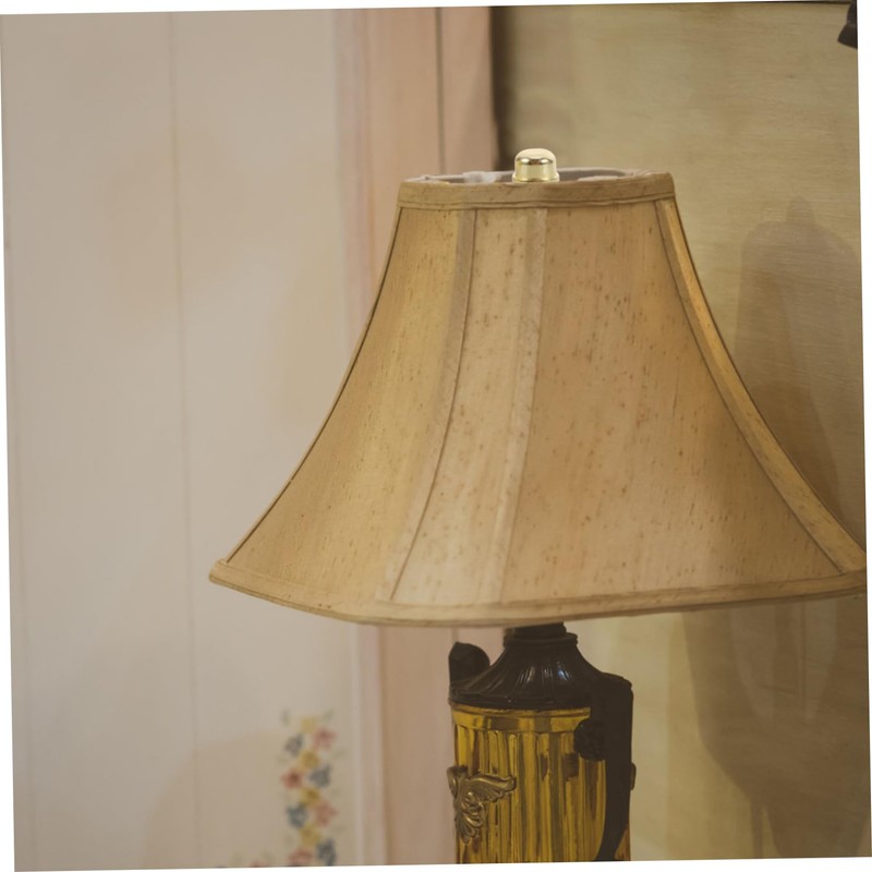 WOONEKY Versatile Lamp Shade Harp Holder Finials 2pcs Brass Lamp