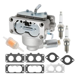 JUUDDENPARTS 791230 Carburetor, 799230 Carb Fuel Filter Replacement for John Deere LA150 LA130 L120 MIA10632 Replacement for Brig-straton 405777 406777 407777 20HP 21HP 23HP 24HP 25HP Engine