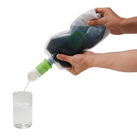 Delios & Water Pack 1.2 L Portable Water Purifier, Disaster Prevention, Bacteria Removal